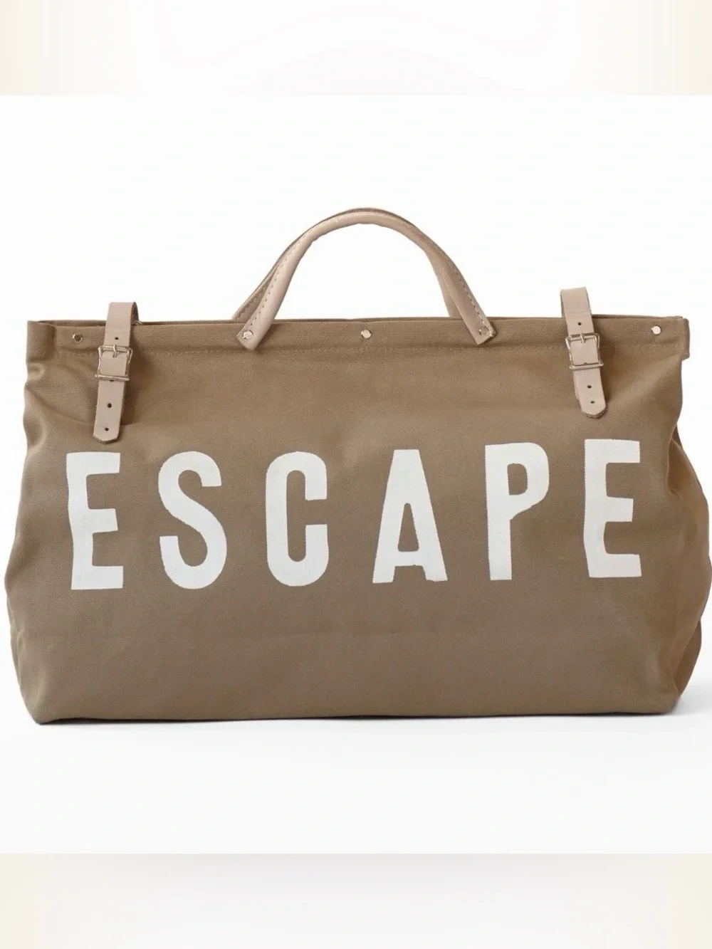 FORESTBOUND ESCAPE CANVAS UTILITY BAG IN KHAKI